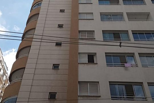 Fachada de apartamento para alugar com 1 quarto, 38m² em Campos Elíseos, São Paulo