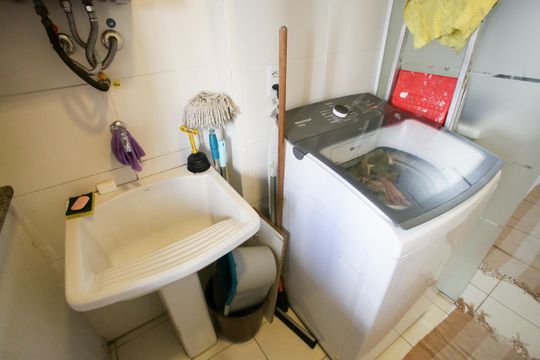 Área de Serviço de apartamento à venda com 3 quartos, 89m² em Taquara, Rio de Janeiro
