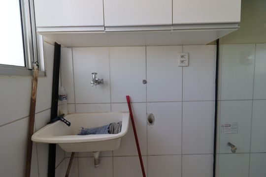 Cozinha de apartamento para alugar com 2 quartos, 48m² em Jardim Paulistano, Ribeirão Preto