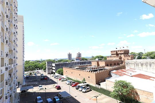 Vista da Sacada da Sala de apartamento à venda com 2 quartos, 51m² em São Sebastião, Porto Alegre