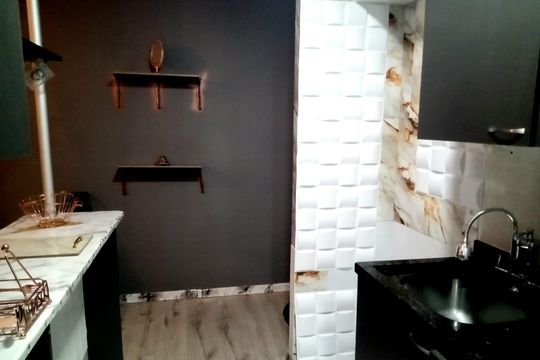 Cozinha de apartamento à venda com 2 quartos, 140m² em Humaitá, Porto Alegre
