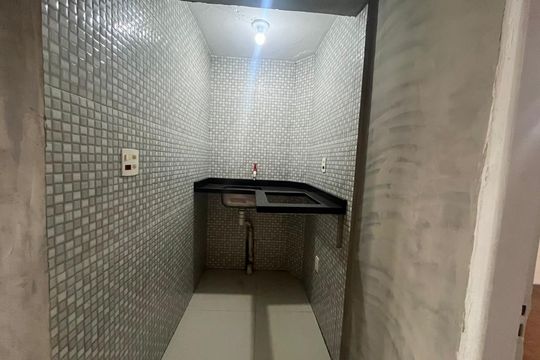 Cozinha de apartamento à venda com 1 quarto, 29m² em Liberdade, São Paulo