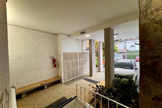 Área comum de apartamento à venda com 2 quartos, 80m² em Botafogo, Rio de Janeiro