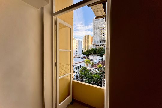 Varanda da Sala de apartamento à venda com 2 quartos, 80m² em Botafogo, Rio de Janeiro