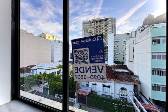 Placa de apartamento à venda com 2 quartos, 80m² em Botafogo, Rio de Janeiro