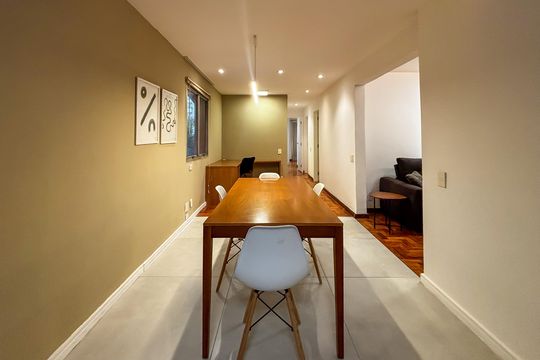 Sala de apartamento para alugar com 3 quartos, 106m² em Pinheiros, São Paulo
