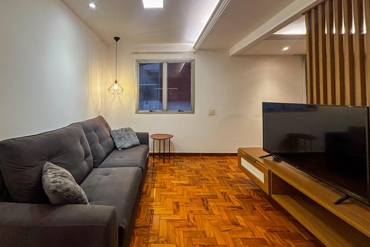 Sala de apartamento para alugar com 3 quartos, 106m² em Pinheiros, São Paulo