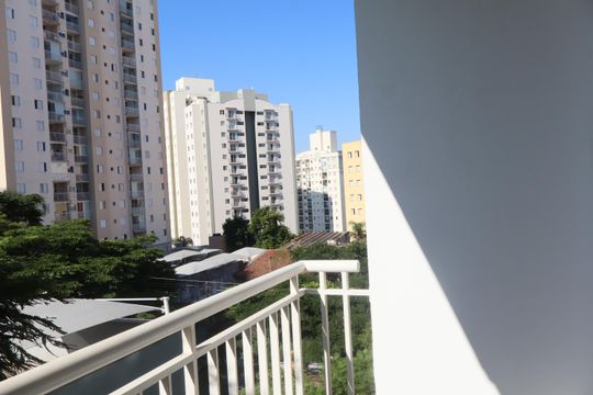 Varanda da Sala de apartamento para alugar com 1 quarto, 62m² em Vila Bela, São Paulo