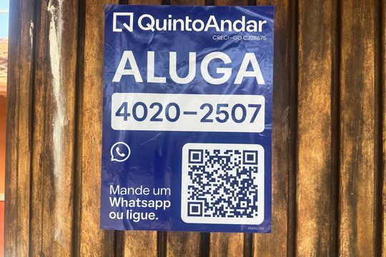 Placa de casa para alugar com 2 quartos, 70m² em Jardim Novo Mundo, Goiânia