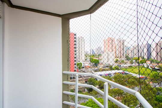 Varanda da Suíte de apartamento à venda com 3 quartos, 128m² em Vila Bastos, Santo André