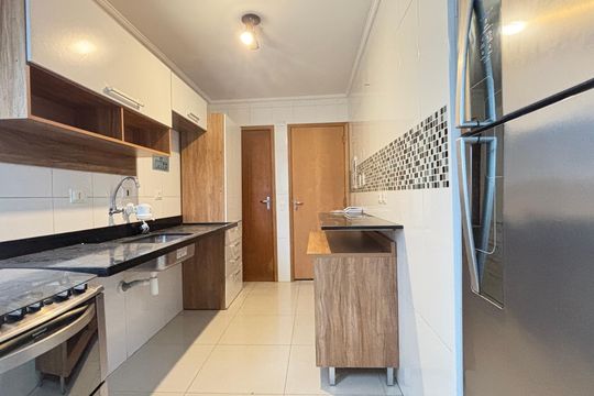 Cozinha de apartamento à venda com 3 quartos, 75m² em Vila Olímpia, São Paulo