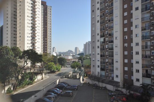 Vista da Sala de apartamento para alugar com 2 quartos, 50m² em Parque Novo Mundo, São Paulo