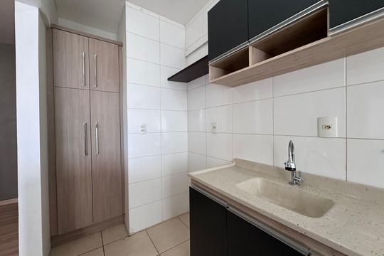 Cozinha de apartamento à venda com 2 quartos, 61m² em Pinheiro, São Leopoldo