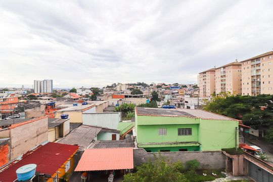 Varanda da Sala de apartamento à venda com 2 quartos, 56m² em Jardim Santo Antônio, São Paulo