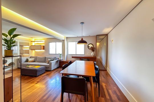 Sala de apartamento para alugar com 2 quartos, 115m² em Jardim Paulista, São Paulo