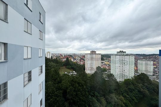 Vista - Sala  de apartamento para alugar com 2 quartos, 62m² em Santa Terezinha, São Bernardo do Campo