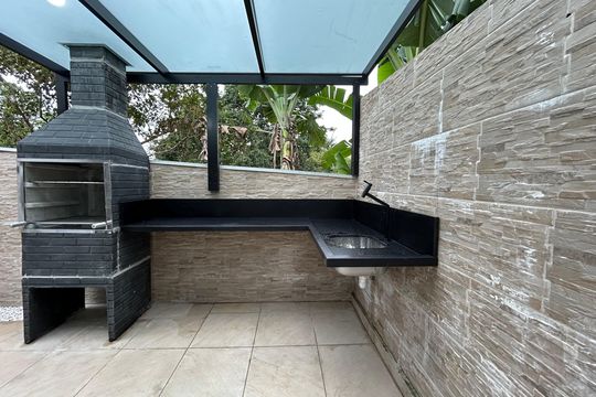 Área gourmet de casa para alugar com 2 quartos, 100m² em São João do Rio Vermelho, Florianópolis