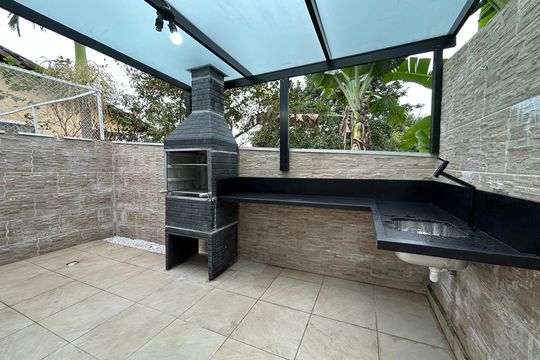 Área gourmet de casa para alugar com 2 quartos, 100m² em São João do Rio Vermelho, Florianópolis
