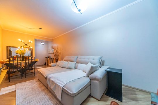 Sala de apartamento à venda com 3 quartos, 95m² em Vila Leopoldina, Santo André