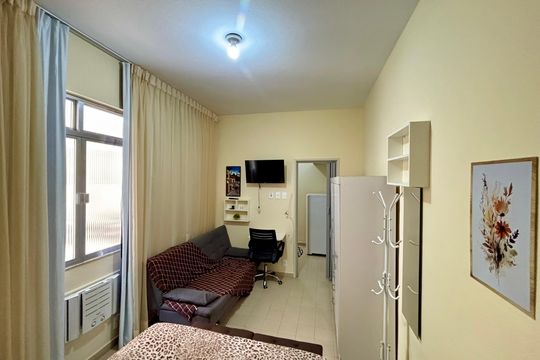 Studio de kitnet/studio para alugar com 1 quarto, 28m² em Copacabana, Rio de Janeiro