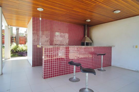 Área comum - Churrasqueira de apartamento à venda com 2 quartos, 55m² em Santo Andre, São Leopoldo