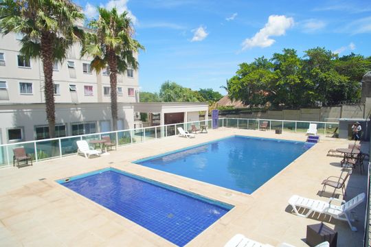 Área comum - Piscina de apartamento à venda com 2 quartos, 55m² em Santo Andre, São Leopoldo