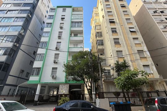Fachada de apartamento para alugar com 1 quarto, 35m² em Boqueirão, Santos