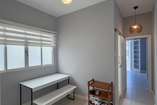 Sala de apartamento para alugar com 1 quarto, 35m² em Boqueirão, Santos