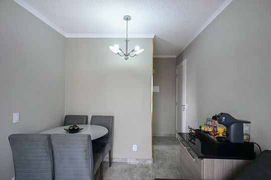 Sala de Jantar de apartamento à venda com 2 quartos, 43m² em Parque Reboucas, São Paulo