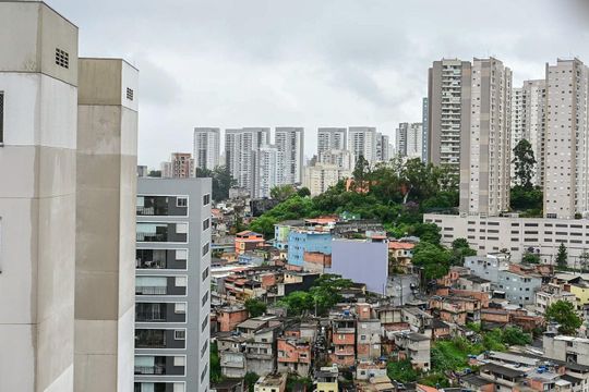 Vista de apartamento à venda com 2 quartos, 43m² em Parque Reboucas, São Paulo
