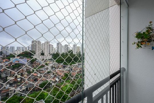 Varanda de apartamento à venda com 2 quartos, 43m² em Parque Reboucas, São Paulo