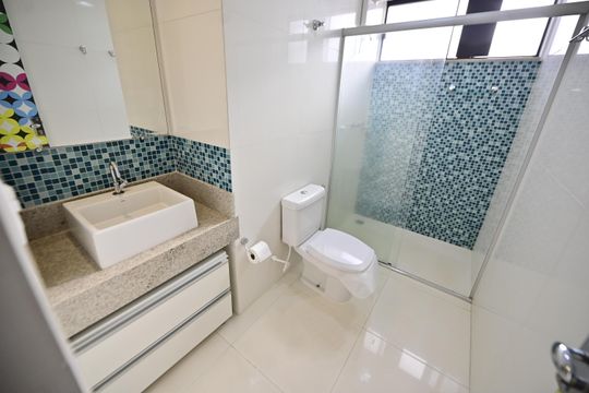 Banheiro da Suíte de apartamento para alugar com 2 quartos, 126m² em Setor Oeste, Goiânia