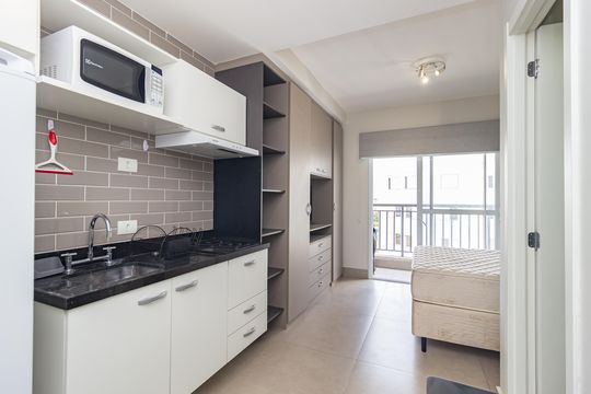 Cozinha de kitnet/studio à venda com 1 quarto, 25m² em Belenzinho, São Paulo