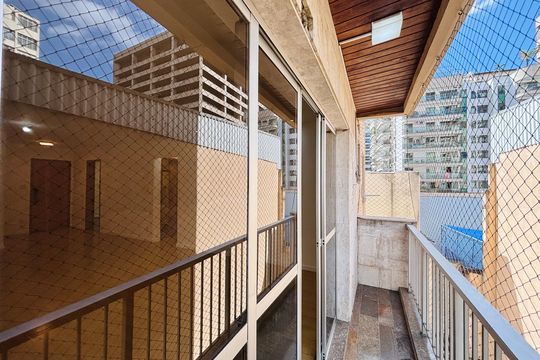 Varanda da Sala de apartamento para alugar com 2 quartos, 98m² em Botafogo, Rio de Janeiro