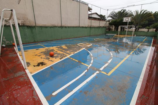 Área comum - Quadra Esportiva de apartamento para alugar com 3 quartos, 59m² em Bosque dos Eucaliptos, São José dos Campos