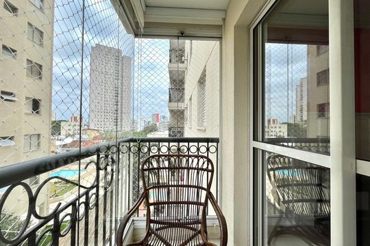 Varanda de apartamento à venda com 3 quartos, 68m² em Vila Paulista, São Paulo