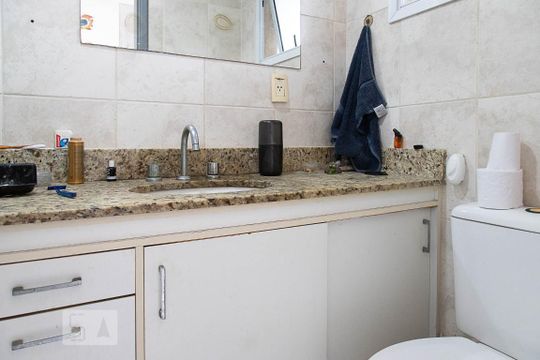 Banheiro social de apartamento à venda com 2 quartos, 97m² em Recreio dos Bandeirantes, Rio de Janeiro
