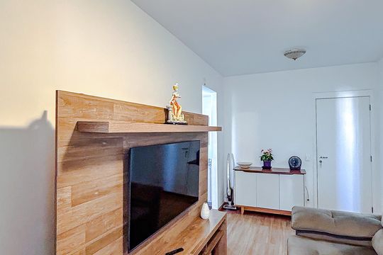 Sala de apartamento à venda com 1 quarto, 49m² em Tatuapé, São Paulo