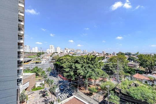 Vista da Varanda de apartamento à venda com 1 quarto, 49m² em Tatuapé, São Paulo