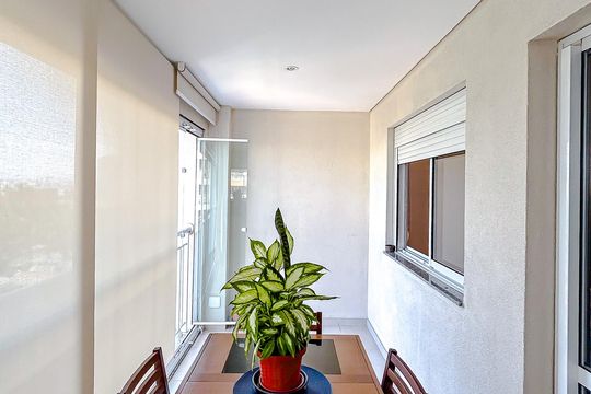 Varanda de apartamento à venda com 1 quarto, 49m² em Tatuapé, São Paulo