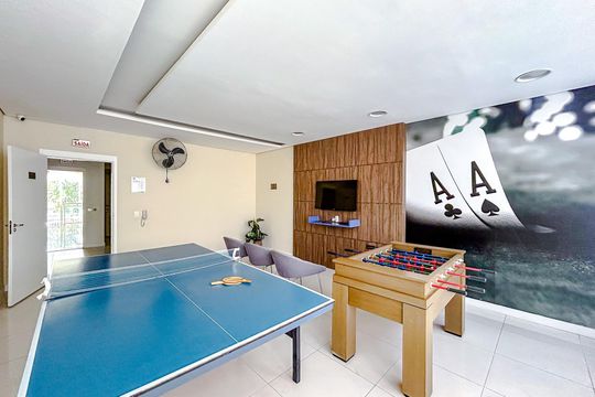 Área comum de apartamento à venda com 1 quarto, 49m² em Tatuapé, São Paulo