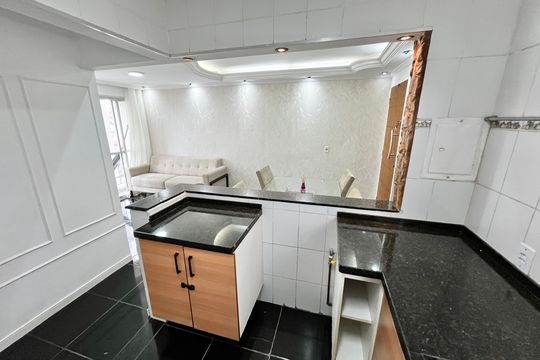 Cozinha de apartamento para alugar com 2 quartos, 50m² em Vila Dionisia, São Paulo