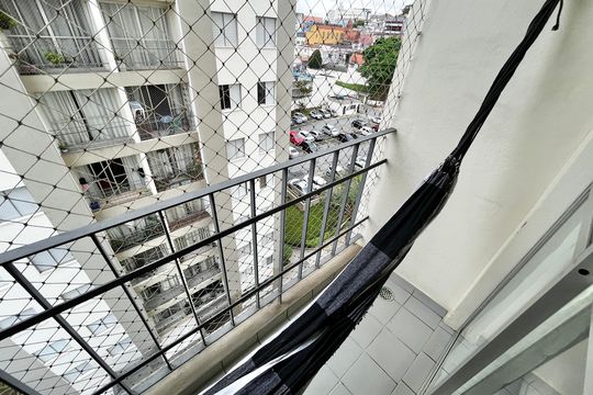 Varanda da Sala de apartamento para alugar com 2 quartos, 50m² em Vila Dionisia, São Paulo