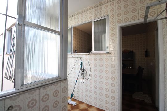 Área de serviço de apartamento à venda com 2 quartos, 75m² em Pechincha, Rio de Janeiro