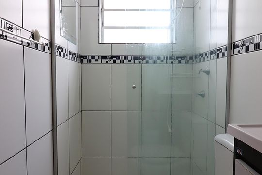 Banheiro Social de apartamento à venda com 2 quartos, 60m² em Planalto, São Bernardo do Campo