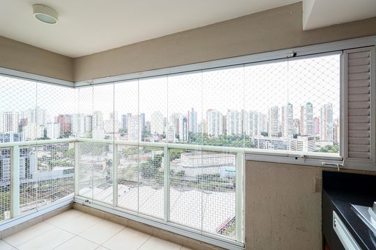 Varanda de apartamento para alugar com 1 quarto, 61m² em Vila Andrade, São Paulo