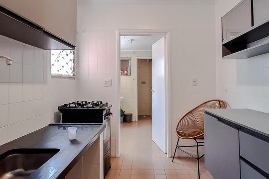 Cozinha de apartamento para alugar com 2 quartos, 115m² em Vila Mariana, São Paulo