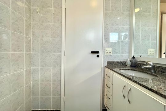 Banheiro da Suíte de apartamento para alugar com 3 quartos, 105m² em Vila Clementino, São Paulo