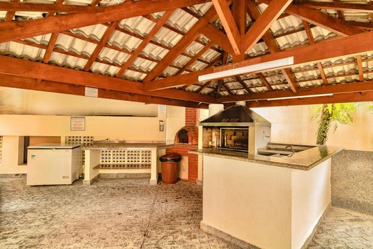 Área comum - Churrasqueira de apartamento para alugar com 3 quartos, 105m² em Vila Clementino, São Paulo