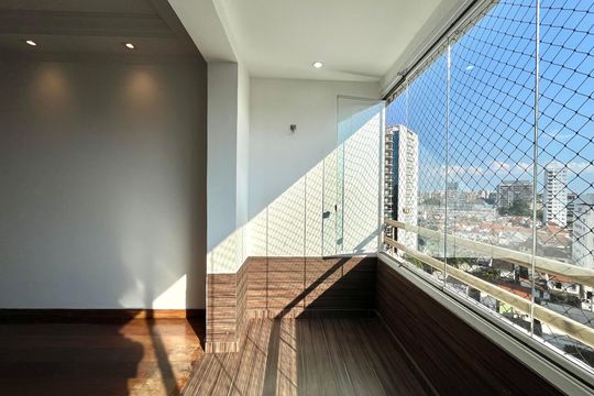 Varanda da Sala de apartamento para alugar com 3 quartos, 105m² em Vila Clementino, São Paulo